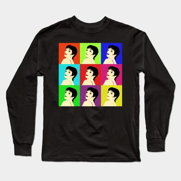 Liza Minnelli | Pop Art Long Sleeve T-Shirt by williamcuccio